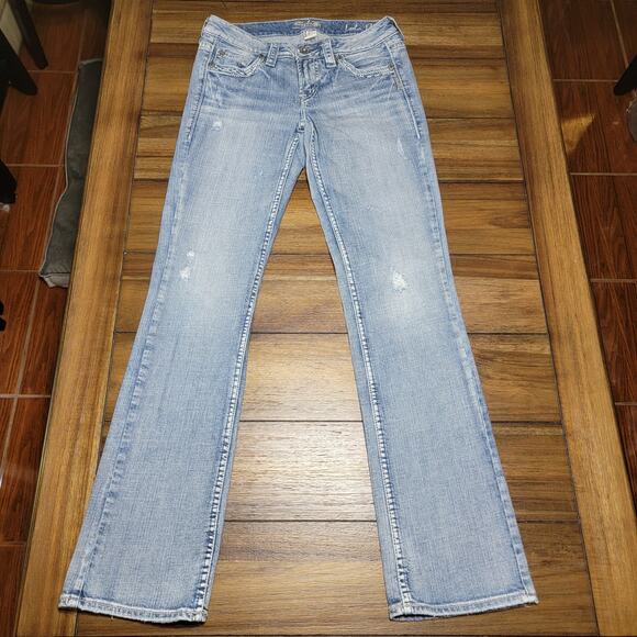 Silver Jeans Lola 17" Straight Denim - Size Canada 27 (US 4) - Picture 1 of 7